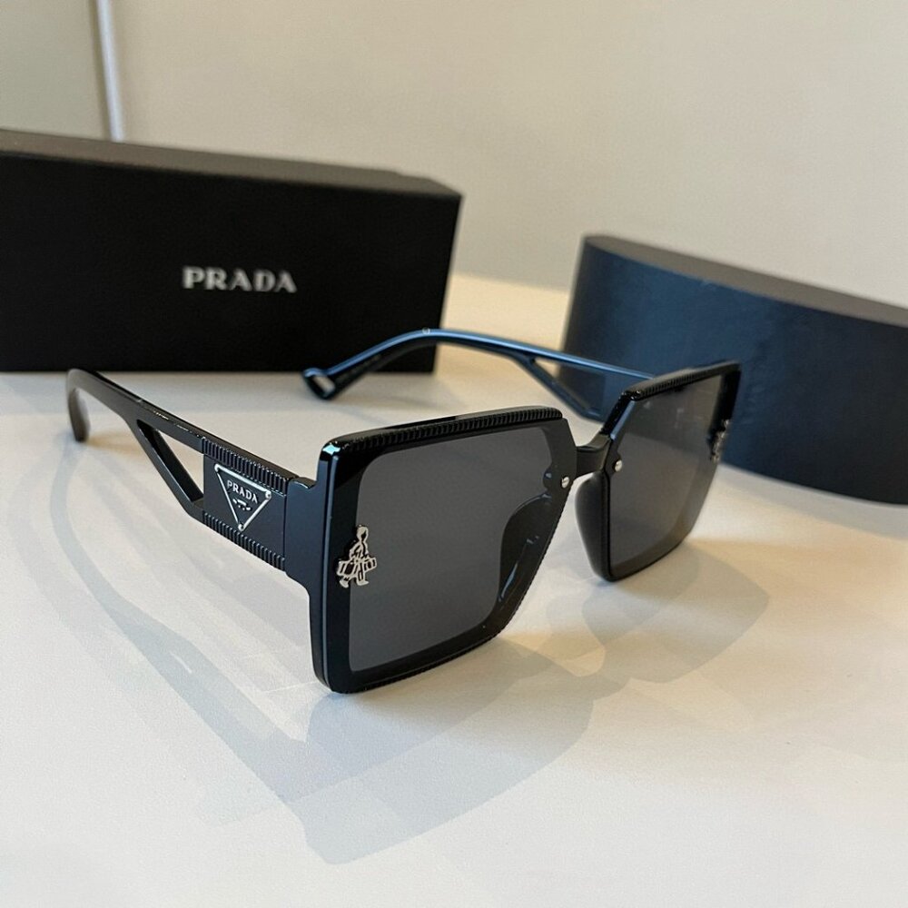 Prada Black Square Sunglasses - image 2